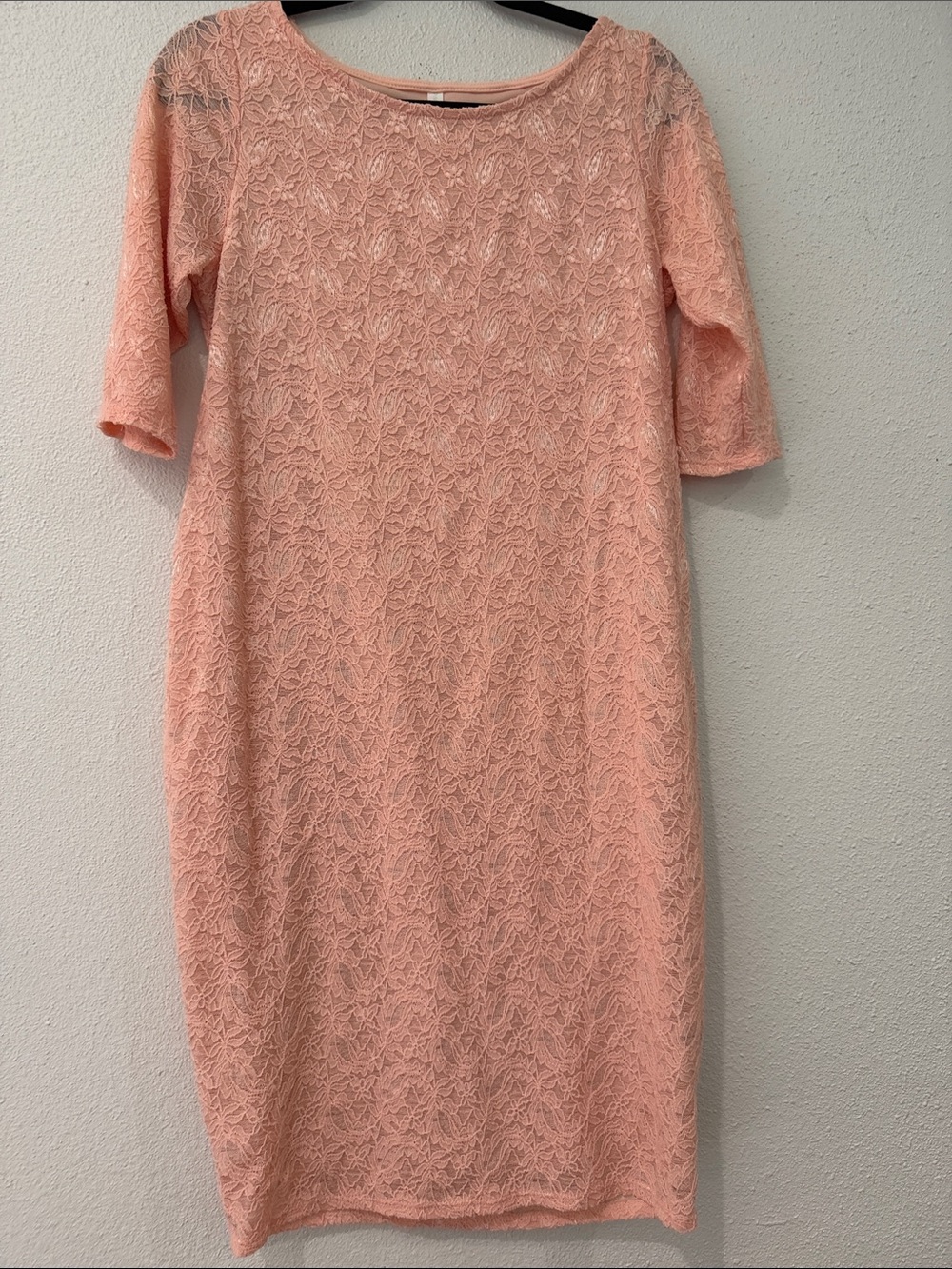 Pinkblush Maternity Lace Midi Dress